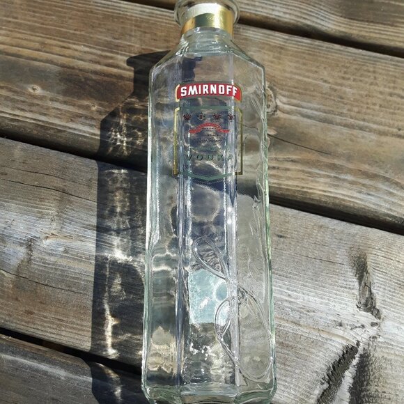 Vintage Smirnoff Vodka Bottle Empty - Picture 1 of 3